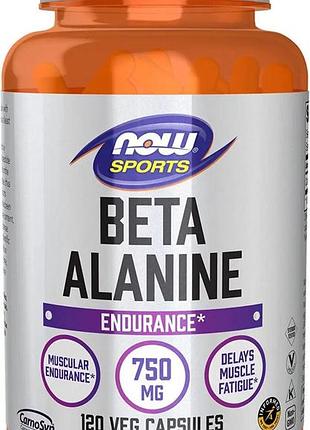 Now foods sports beta-alanine 120 капсул (4384304639)
