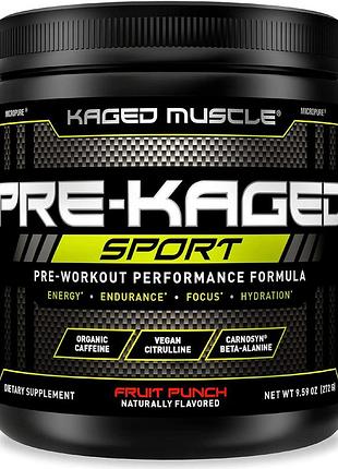 Предтренировочный комплекс kaged muscle pre-kaged sport 272 г (4384304371)