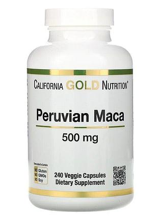Бустер тестостерона california gold nutrition peruvian maca 240 капсул (4384303548)