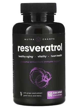 Nutrachamps resveratrol 60 капсул (4384305093)