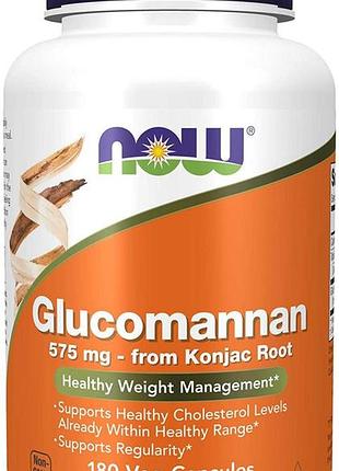 Now foods glucomannan 575 mg 180 капсул (4384303908)