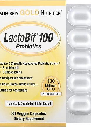 California gold nutrition lactobif 100 30 капсул (4384305064)