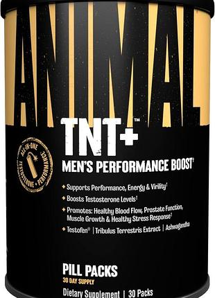 Бустер тестостерона universal nutrition animal tnt+ 30 пакетов