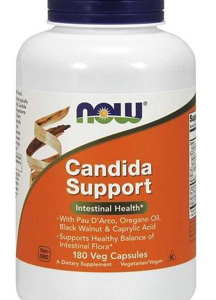 Спеціальний продукт now candida support veg capsules 180 капсул (4384302324)
