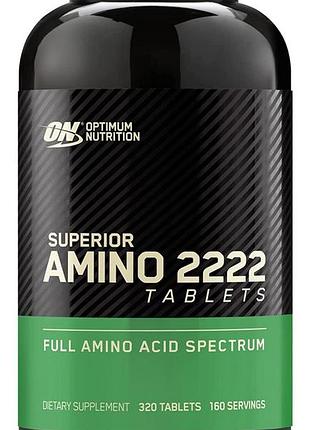 Optimum nutrition superior amino 2222 320 таблеток