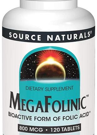 Source naturals megafolinic 120 таблеток
