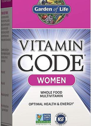 Витамины garden of life vitamin code women multivitamin 240 капсул (4384302702)