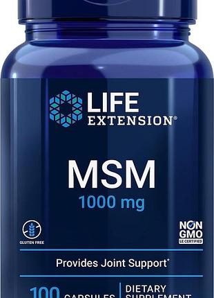 Натуральна домішка life extension msm 100 капсул