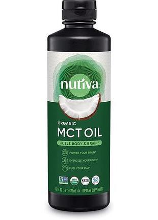 Nutiva organic mct oil 473 мл