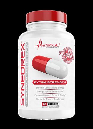 Жироспалювач metabolic nutrition synedrex 60 капсул