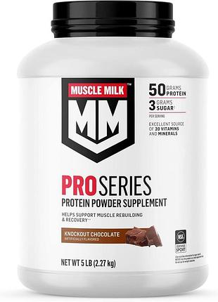 Високобілий преміум гейнер muscle milk pro series protein 2270 г