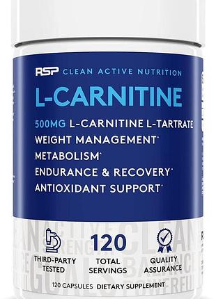 Rsp nutrition l-carnitine 120 капсул
