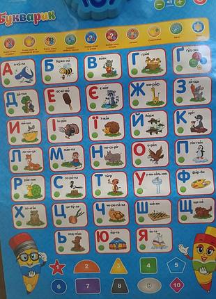 Учебный плакат "букварик" 3