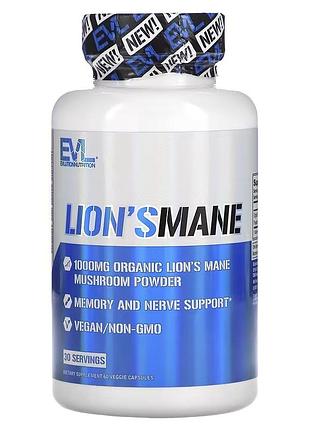 Evlution nutrition lion's mane 60 капсул