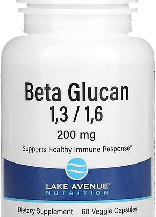 Lake avenue nutrition beta glucan 1,3/1,6 60 капсул (4384304726)