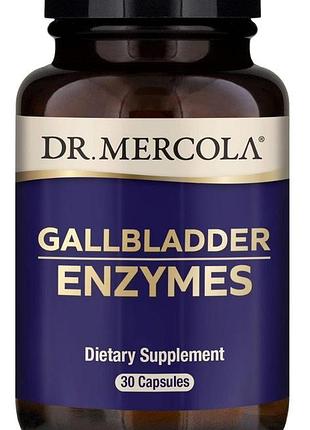 Пищевая добавка поддерживает здоровье пищеварения dr. mercola gallbladder enzymes 30 капсул
