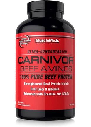 Musclemeds carnivor beef aminos 300 таблеток