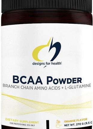 Designs for health bcaa powder with l-glutamine 270 г