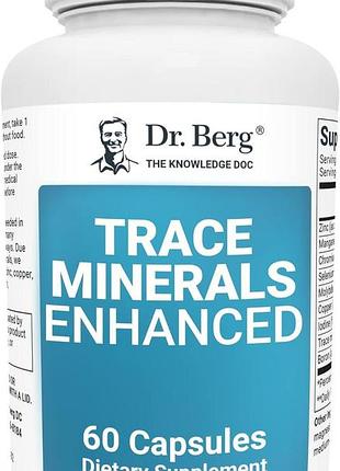 Улучшенный минеральный комплекс dr. berg nutritionals trace minerals enhanced 60 капсул