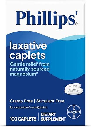 Слабительное phillips'laxative 100 таблеток