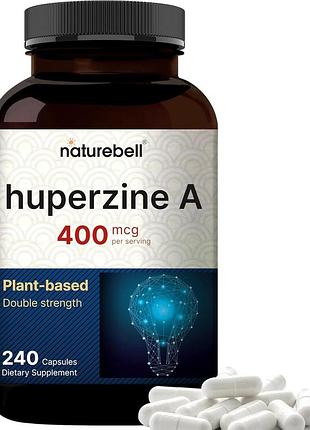 Премиум-добавка для здоровья мозга naturebell huperzine a 400mcg 240 капсул