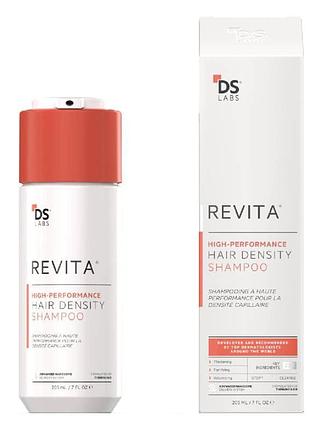 Шампунь для роста и укрепления волос с блокатором dht премиум-класса ds laboratories revita hair density shampoo 205 мл