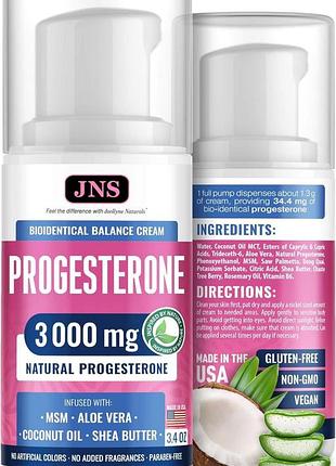 Крем с прогестероном для облегчения менопаузы joellyne naturals progesterone cream 100 мл