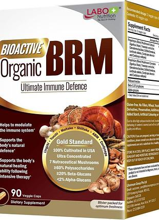 Улучшенная поддержка иммунитета и активности премиум-класса labo nutrition bioactive organic brm 90 капсул