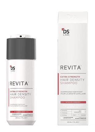 Шампунь для росту зміцнення волосся преміумкласу ds laboratories revita extra strength hair shampoo 205 мл