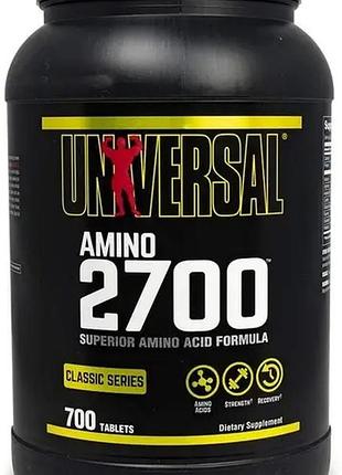 Аминокислоты сывороточного протеина universal nutrition amino 2700 700 таблеток