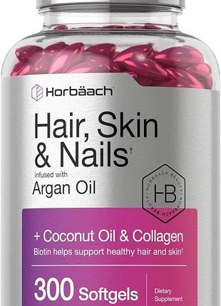 Витамины премиум-класса для волос, кожи и ногтей horbäach hair skin and nails