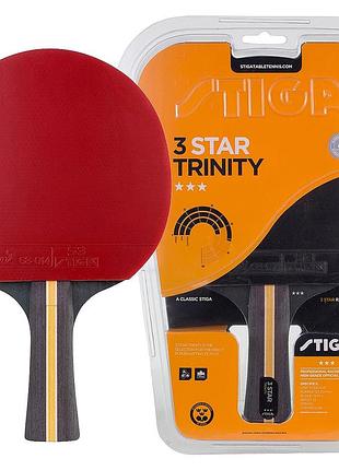 Ракетка для настольного тенниса stiga trinity 3 star fl (1213-3616-01)