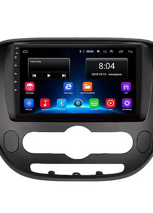Штатная магнитола lesko для kia soul ii 2013-2016 экран 9" 2/32gb wi-fi gps base киа