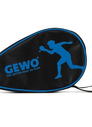 Чехол для ракетки gewo round cover nova black/light blue (117529162)