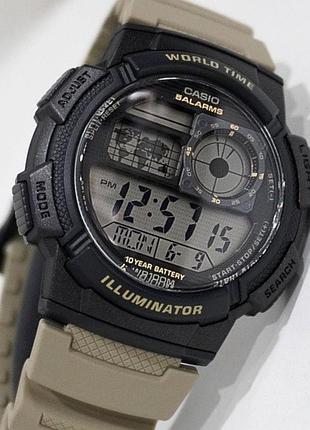 Часы мужской casio ae-1000w-5a 10 year battery timeless collection