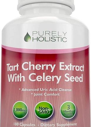 Добавка премиум-класса экстракт терпкой вишни purely holistic tart cherry extract 180 капсул