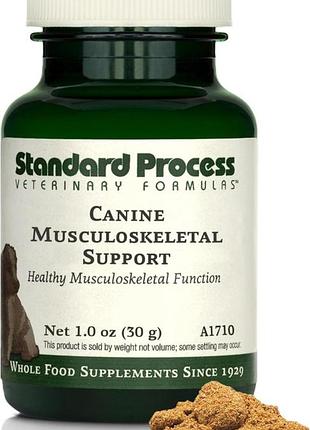 Добавка премиум-класса для здоровья костей домашних животных standard process inc. canine musculoskeletal support 30 г