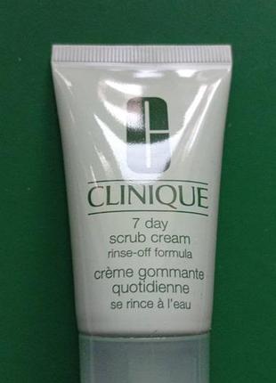 Скраб для лица clinique 7 day scrub cream rinse-off formula.