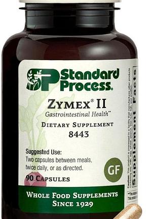 Добавка премиум-класса для поддержки желудочно-кишечного тракта standard process inc. zymex ii 90 капсул