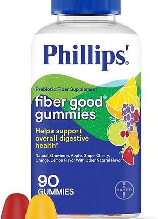 Добавка премиум-класса клетчатка жевательные таблетки phillips’ fiber good gummies 90 таблеток
