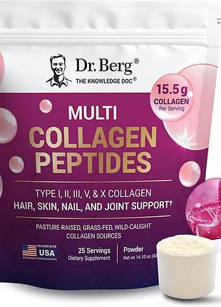 Добавка премиум-класса dr. berg multi collagen peptides powder 400 г