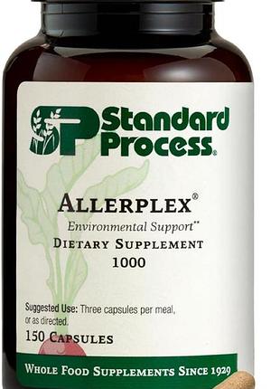 Домішка преміумкласу для підтримки здоров'я легень standard process inc. allerplex 150 капсул