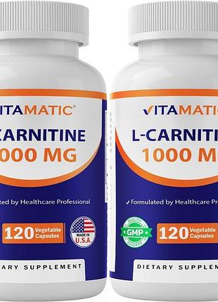 Добавка премиум-класса карнитин vitamatic l-carnitine 240 капсул