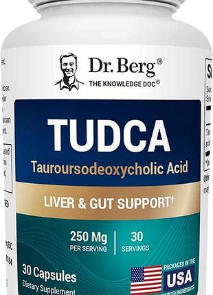 Добавка премиум-класса для здоровья печени и пищеварения dr. berg tudca 30 капсул