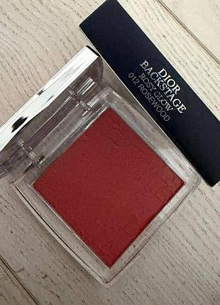 Румяна 012 rosewood dior backstage rosy glow blush