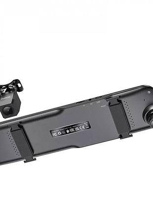 Відеореєстратор hoco dv4 dual channel (2 камери). дзеркало відеореєстратор 4