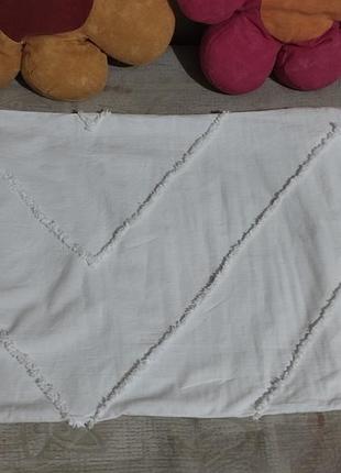 George home наволочка наволочки белый цвет, 100% cotton/хлопок, 50×70 с объемными узорами