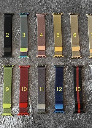 Ремінець міланська петля для apple watch 46 mm series 11 / milanese loop для apple watch