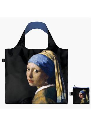 Сумка шоппер loqi johannes vermeer girl with a pearl earring metallic (jv.gi.ro)