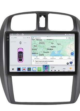 Штатна магнітола lesko для mazda 323 2003-2008 екран 9" 4/64 qled carplay 4g wi-fi gps 360 prime